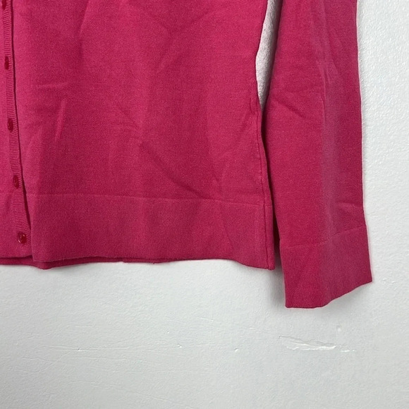 Talbots Made In Italy Vintage New Women’s Small Pink Button Up Sweater Cardigan - Picture 4 of 8